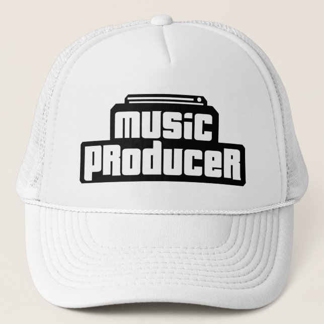 Customizable Music Producer Trucker Hat (Front)