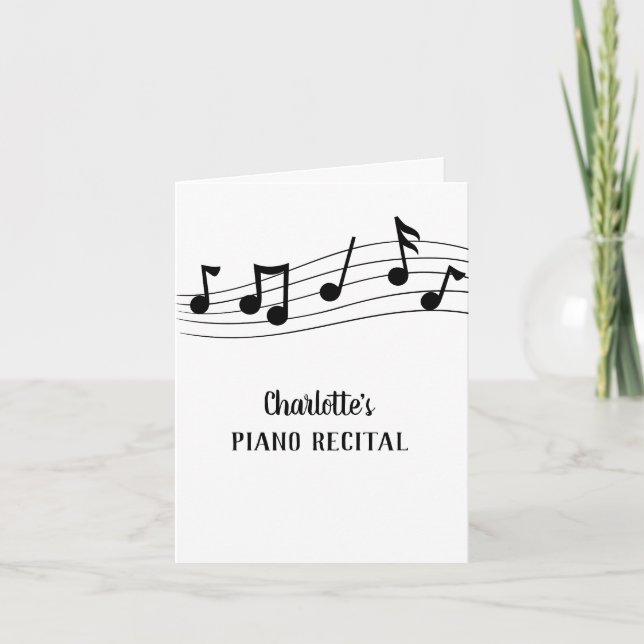 Customizable Musical Event Invitation (Front)