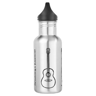 customizable musical stringed instrument 532 ml water bottle
