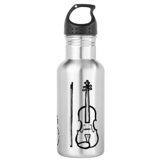 customizable musical stringed instrument 532 ml water bottle