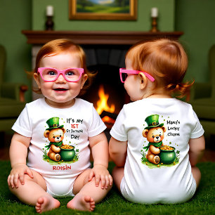 Customizable My 1st St. Patrick’s Day Baby T-Shirt