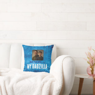Customizable My Dadzilla Happy Father's Day Pillow