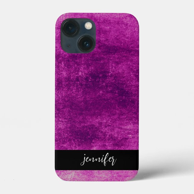 Customizable name Abstract grunge texture Case-Mate iPhone Case (Back)