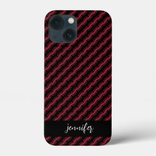 Customizable name Abstract smoke pattern iPhone 13 Mini Case