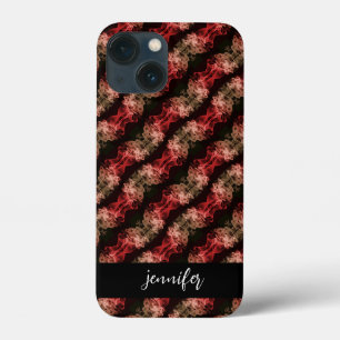 Customizable name Abstract smoke pattern iPhone 13 Mini Case