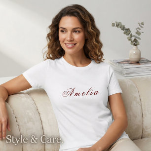Customizable Name Amelia Tri-Blend Shirt