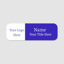 Customizable Name Badge