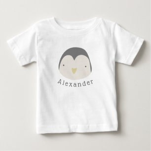 Customizable Name Cute Penguin Baby T-Shirt