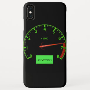 Customizable name gearhead car Fan iPhone XS Max Case