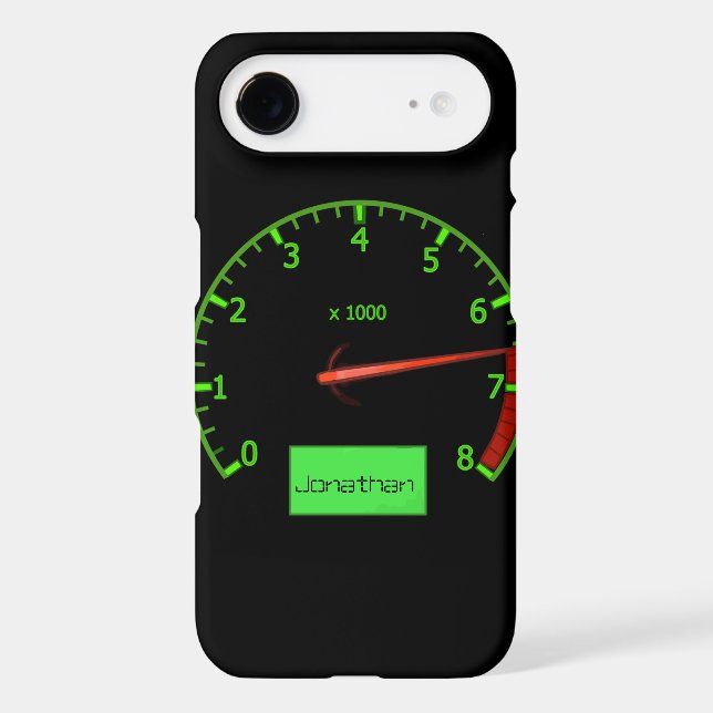 Customizable name gearhead car Fan Case-Mate iPhone Case (Back)