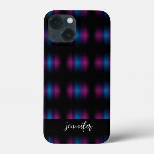 Customizable name Glowing steel pattern iPhone 13 Mini Case