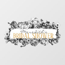 Customizable Name Gold Roses Chic Monogram Luxury