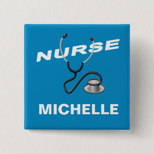 Customizable Name Nurse 2 Inch Square Button