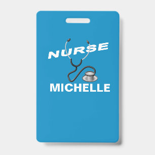 Customizable Name Nurse Badge