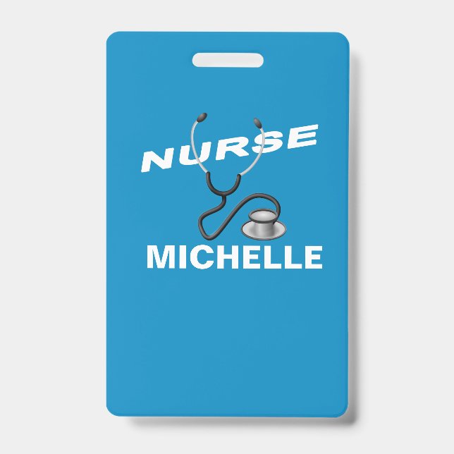 Customizable Name Nurse Badge (Front)