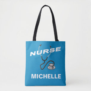 Customizable Name Nurse Tote Bag