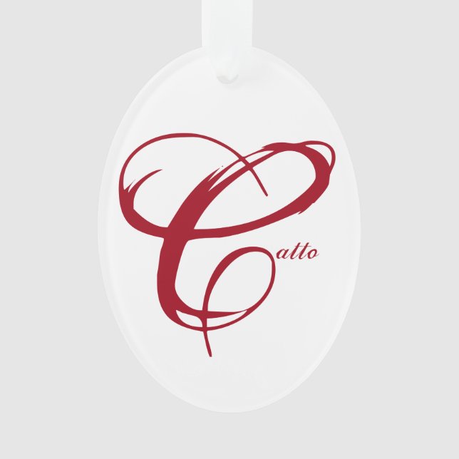 customizable name ornament with "Live Laugh Love" (Front)