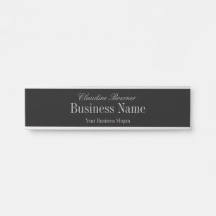 Customizable Name Plate Crafter Artist Business
