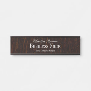 Customizable Name Plate Crafter Artist Business