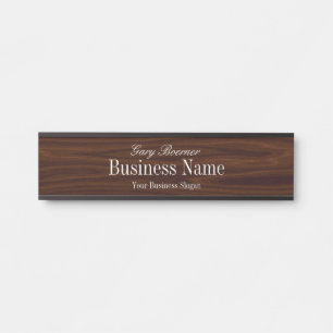 Customizable Name Plate Crafter Artist Business