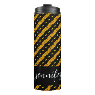 Customizable name Seamless colourful pattern Thermal Tumbler