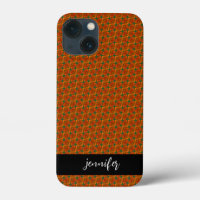 Customizable name Seamless floral pattern