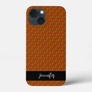 Customizable name Seamless floral pattern iPhone 13 Mini Case