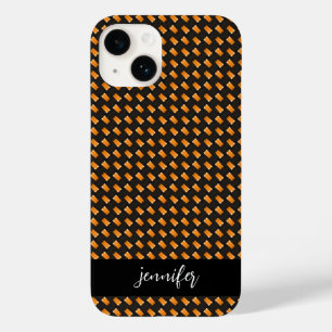 Customizable name Yellow and black pattern Case-Mate iPhone 14 Case