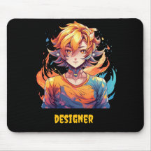 Customizable Naruto cool anime mouse pad 