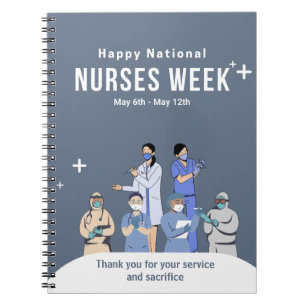 Customizable National Nurses Week Notebook