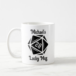 Customizable Natural 20 Lucky Coffee Mug