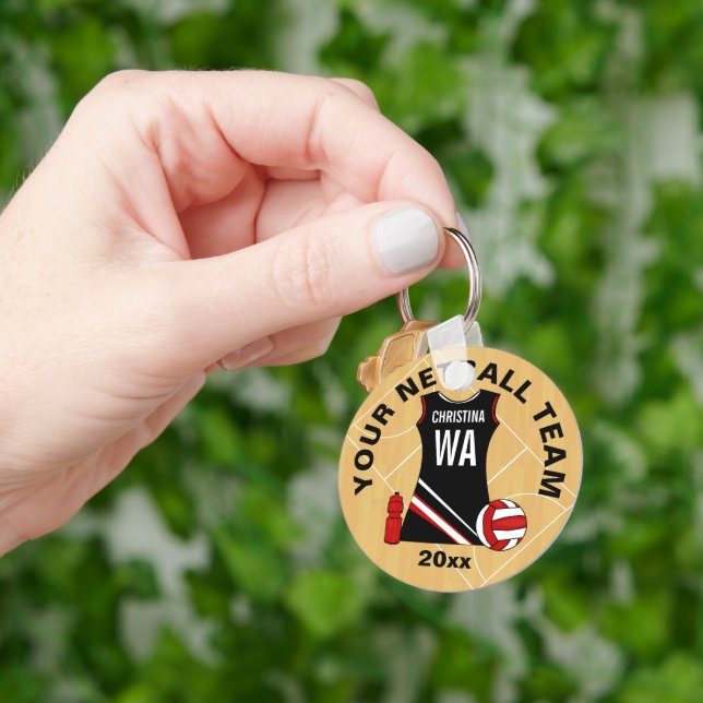 Customizable Netball Keychain (Hand)