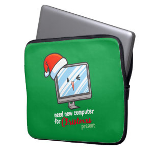 Customizable new christmas computer laptop sleeve