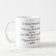 Customizable New Year Mug for Mom