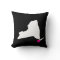 Customizable New York State Love Reversible Pillow