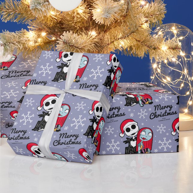 Customizable Nightmare Before Christmas  Wrapping Paper (Holidays)