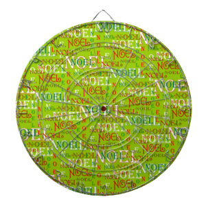 Customizable Noel Christmas Dartboard