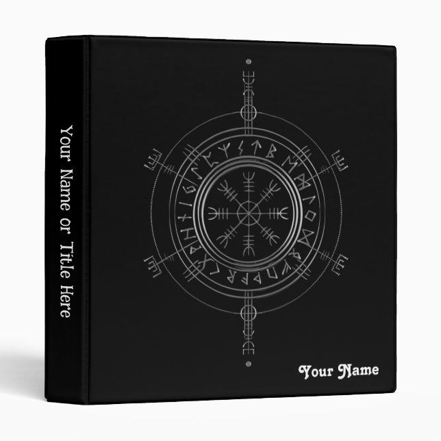 Customizable Norse Motif Binder (Front/Spine)