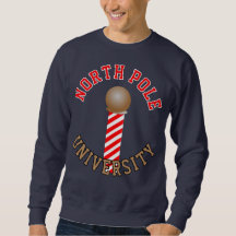 Customizable North Pole University Logo Sweatshirt