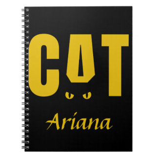 customizable notebook for cat lovers