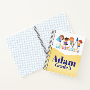 Customizable Notebooks Math