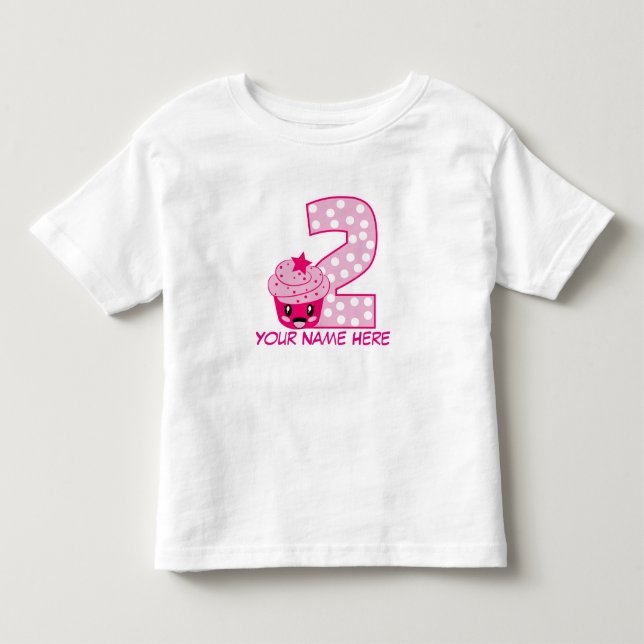 Customizable Number 2 T-Shirt (Front)