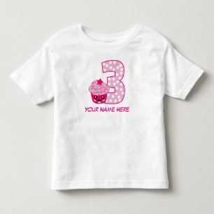 Customizable Number 3 T-Shirt
