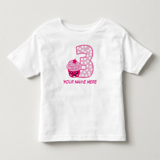 Customizable Number 3 T-Shirt