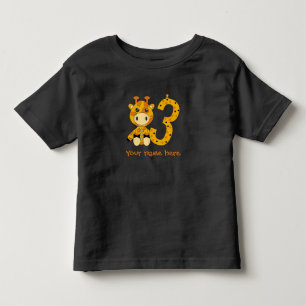 Customizable number 3 t-shirt