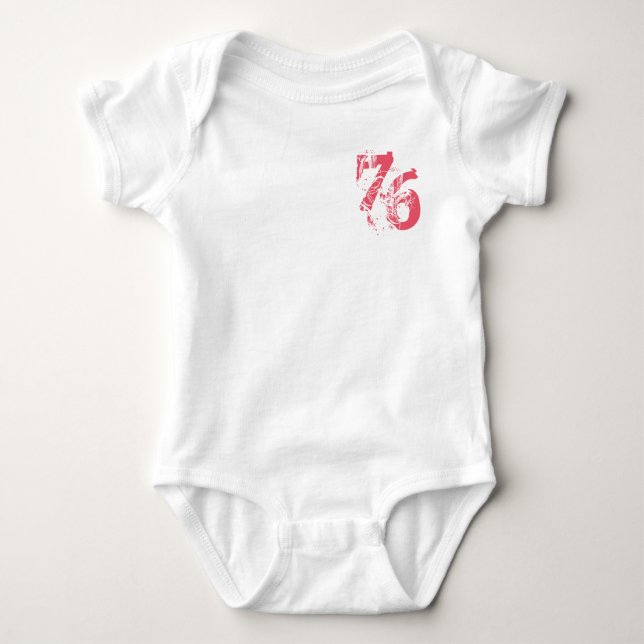 customizable number-76 t-shirt design (Front)