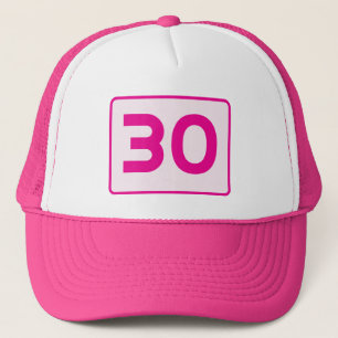 Customizable Number Personalized Age Speed Limit Trucker Hat