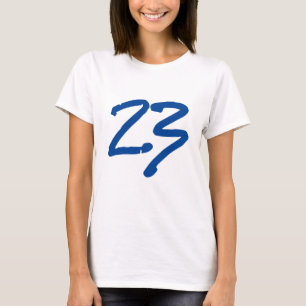Customizable Number Shirt Number-23 t-shirt design