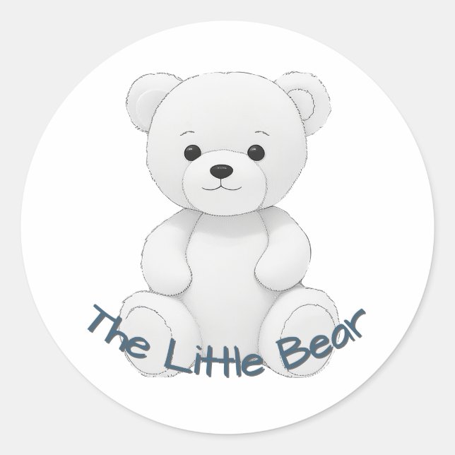 Customizable Nursery Classic Round Sticker (Front)