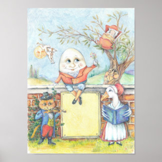 Customizable Nursery Rhyme poster